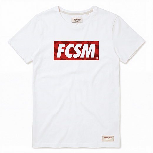 Футболка Спартак FCSM CAMO Белая