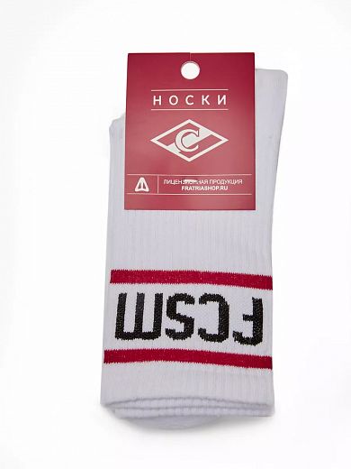 НОСКИ FCSM КРАСНО-БЕЛЫЕ
