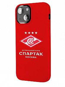 Силиконовый чехол для Apple iPhone 13 mini Футбольная команда Спартак