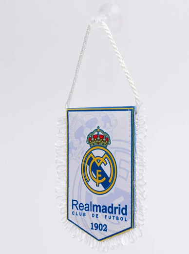 Вымпел Real Madrid на присоске 8х12 см
