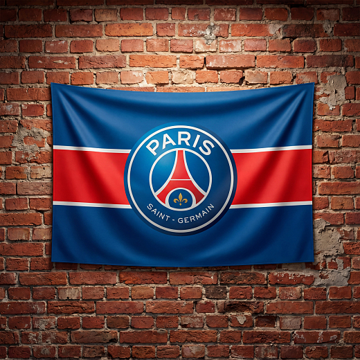 Флаг Футбольный клуб ПСЖ Paris Saint-Germain