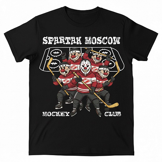 Футболка Spartak Moscow Hockey Club Чёрная