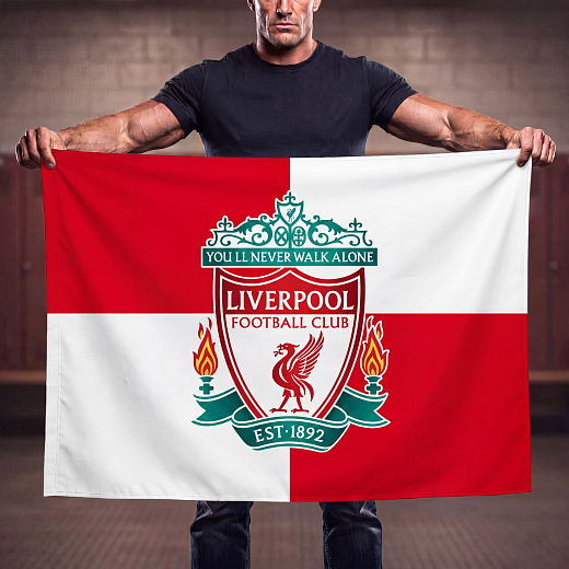 Флаг футбольный клуб Ливерпуль LFC Liverpool