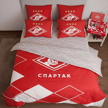 КОМПЛЕКТ ПОСТЕЛЬНОГО БЕЛЬЯ Спартак ФК ЕВРО, НАВ. 50Х70 СМ