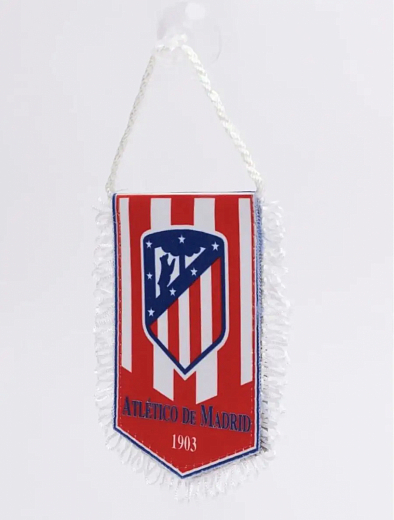 Вымпел Atletico Madrid на присоске 8х12 см