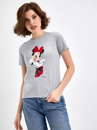 Футболка Спартак Mini Mouse серая