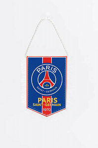 Вымпел Paris Saint-Germain на присоске 8х12 см