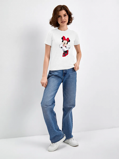 Футболка Спартак Mini Mouse белая