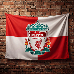 Флаг футбольный клуб Ливерпуль LFC Liverpool