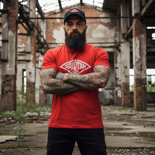 Футболка Ромб Spartak Красная