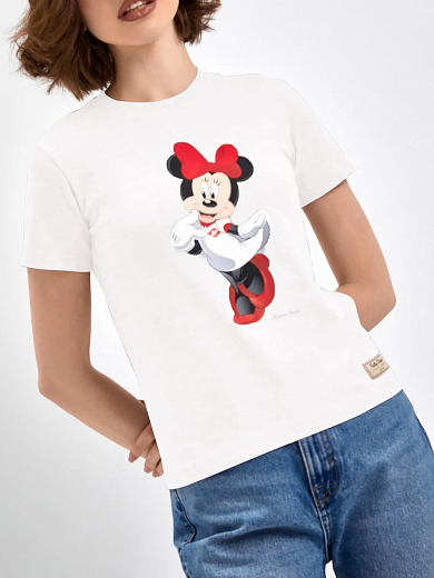 Футболка Спартак Mini Mouse белая