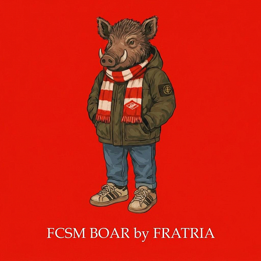 Футболка FCSM BOAR by FRATRIA Красная
