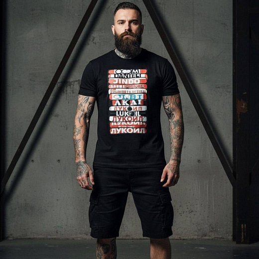 ФУТБОЛКА СПАРТАК JERSIES ЧЕРНАЯ