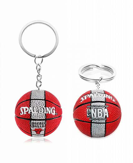 Брелок NBA баскетбольный мяч Chicago Bulls