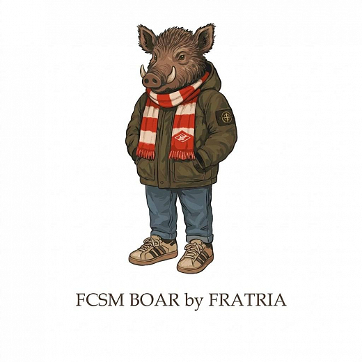 Футболка женская FCSM BOAR by FRATRIA белая
