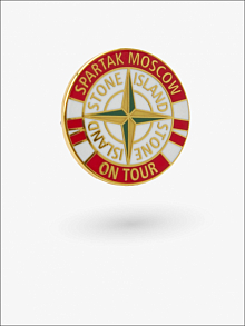 ЗНАЧОК SPARTAK MOSCOW ON TOUR WHITE
