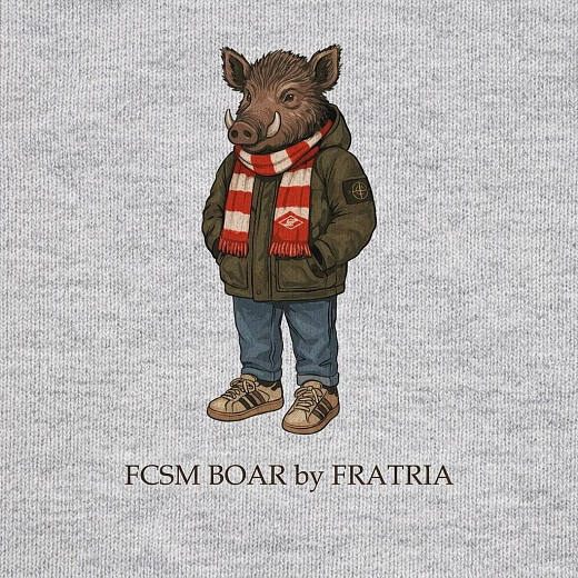 Футболка женская FCSM BOAR by FRATRIA серая