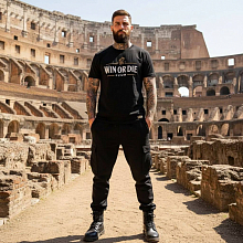ФУТБОЛКА WIN OR DIE ЧЁРНАЯ